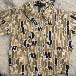 Motel rocks Wuma Cropped Shirt in Cowgirl